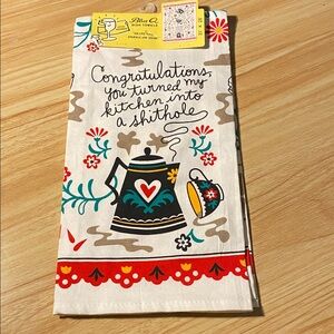 BLUE Q  Dish Towel NWT